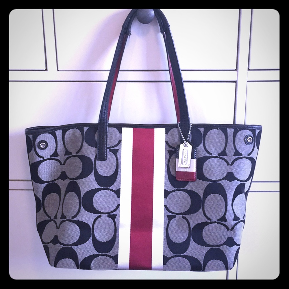 Three tone Coach Bag.